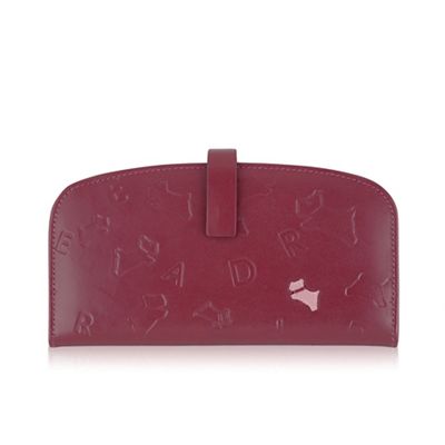 Red 'Oriel' large purse